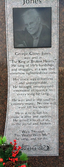 Graveside poem. Photo Credit: Miles Barker